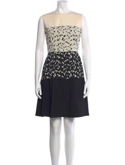 Pre-owned Narciso Rodriguez Printed Mini Dress