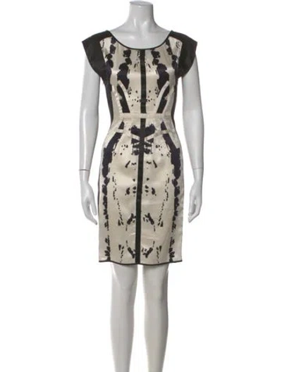 Pre-owned Narciso Rodriguez Silk Knee-length Dress