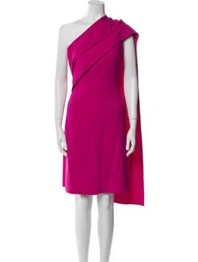 Pre-owned Narciso Rodriguez Silk Midi Length Dress In Pink