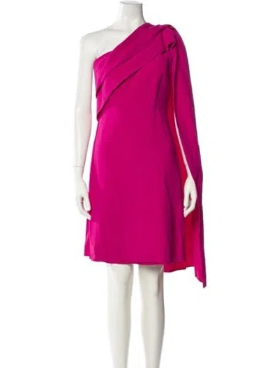 Pre-owned Narciso Rodriguez Silk Mini Dress In Pink