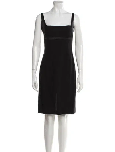 Pre-owned Narciso Rodriguez Silk Mini Dress W/ Tags In Gray