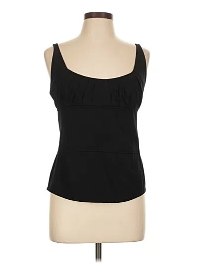 Pre-owned Narciso Rodriguez Sleeveless Top Black Sweetheart Neckline Tops