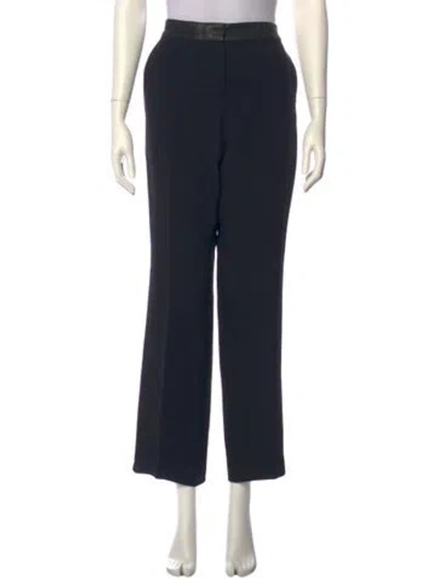 Pre-owned Narciso Rodriguez Straight Leg Pants In Black