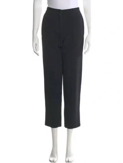 Pre-owned Narciso Rodriguez Straight Leg Pants In Black