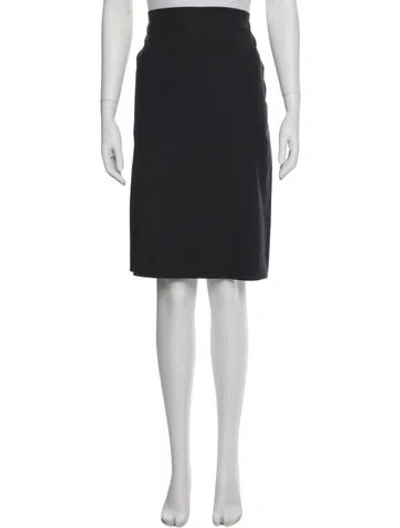 Pre-owned Narciso Rodriguez Vintage Knee-length Skirt In Black