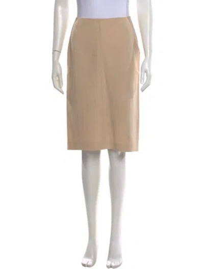 Pre-owned Narciso Rodriguez Vintage Knee-length Skirt In Neutral