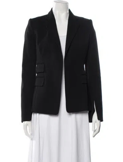 Pre-owned Narciso Rodriguez Virgin Wool Blazer In Black