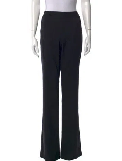 Pre-owned Narciso Rodriguez Virgin Wool Flared Pants W/ Tags In Black