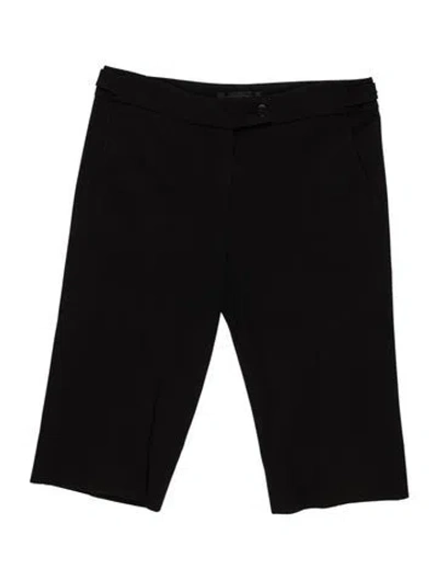 Pre-owned Narciso Rodriguez Virgin Wool Knee-length Shorts In Black