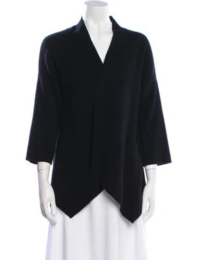 Pre-owned Narciso Rodriguez V-neck Sweater In Black