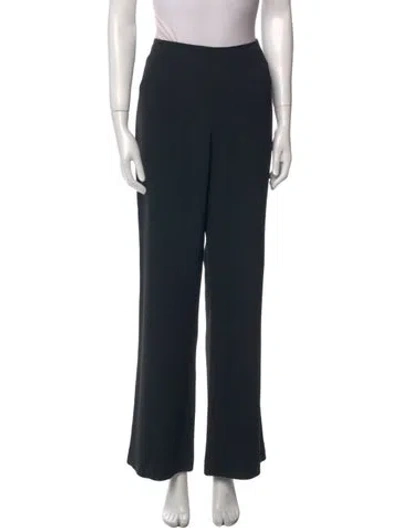 Pre-owned Narciso Rodriguez Wide Leg Pants In Black