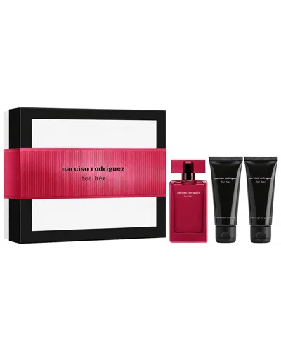 Narciso Rodriguez Women's 1.6oz + 1.6oz + 1.6oz Intense Set In Multi