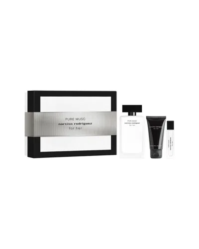 Narciso Rodriguez Women's 3.4oz For Her Pure Musc 2pc Set In Transparent