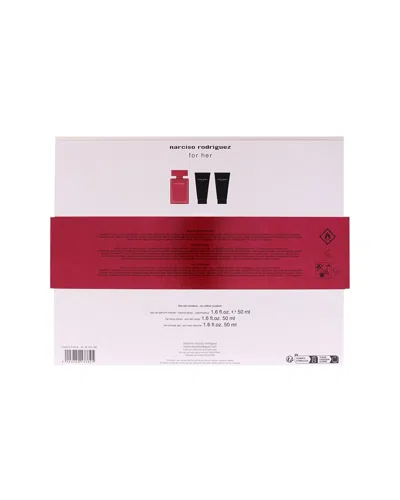 Narciso Rodriguez Women's  Intense Parfum 3pc Gift Set In Transparent