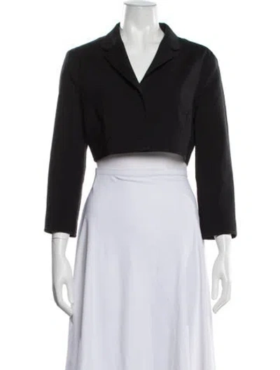Pre-owned Narciso Rodriguez Wool Blazer In Black