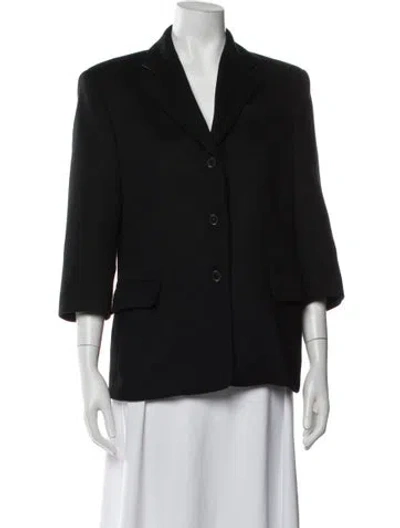 Pre-owned Narciso Rodriguez Wool Blazer In Black