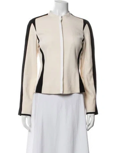 Pre-owned Narciso Rodriguez Wool Jacket In Neutrals