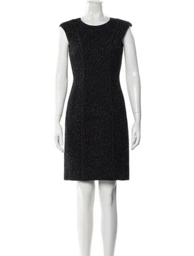 Pre-owned Narciso Rodriguez Wool Knee-length Dress In Black