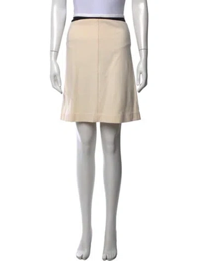Pre-owned Narciso Rodriguez Wool Mini Skirt In Grey