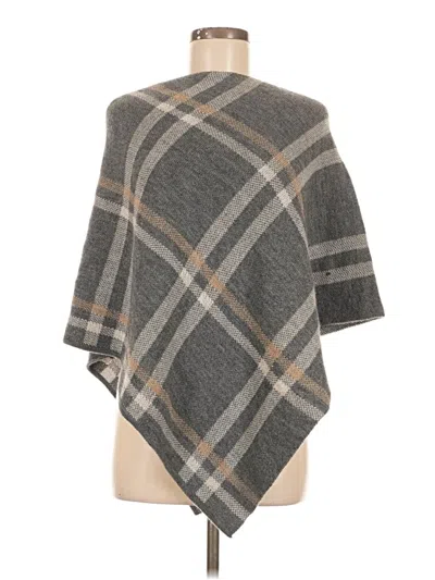 Pre-owned Nardi & Tagliaferri Poncho In Gray