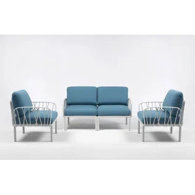 Nardi Komodo 5 Modular Sofa In Adriatic,white