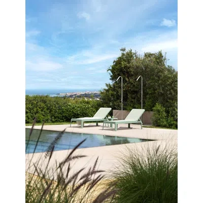 Nardi Plano Chaise Lounge (set Of 2) In Green