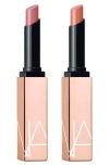Nars Afterglow Sensual Shine Lipstick Duo $64 Value In Devotion/dolce Vita