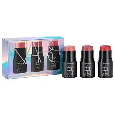 Nars Mini Multiple Soft Blur Blush Stick Set For Cheeks, Eyes, And Lips 0.12oz (x3)/3.5g (x3)