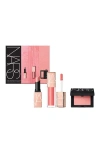 Nars Mini Orgasm Lip & Blush Set In Peachy Pink With Gold Shimmer
