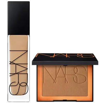 Nars Natural Longwear Foundation 30ml And  Laguna Bronzing Powder 2.8g (various Shades) - Aruba