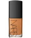 Nars Sheer Glow Foundation, 1 Oz. In Caracas (md3.3 - Medium-deep To Deep Wit
