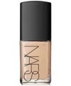 Nars Sheer Glow Foundation, 1 Oz. In Fiji (l5 - Light To Medium With Warm Und