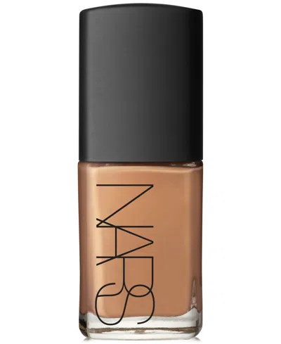 Nars Sheer Glow Foundation, 1 Oz. In Macao (md4 - Medium-deep To Deep With Wa