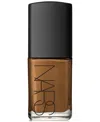 Nars Sheer Glow Foundation, 1 Oz. In Zambie (d5 - Deep With Warm Undertones)