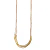 Nart Nature Making Art Women's Gold The Single Buriti Natural Fiber Long Necklace