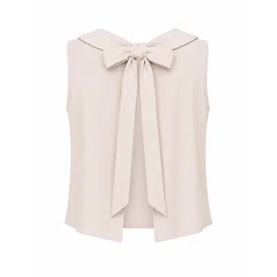 Narvan Women's Neutrals Clara Blouse - Champagne