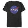 Nasa Circle Logo  Graphic T-shirt In Black