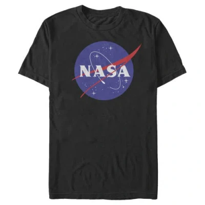 Nasa Circle Logo  Graphic T-shirt In Black