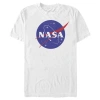 Nasa Circle Logo  Graphic T-shirt In White