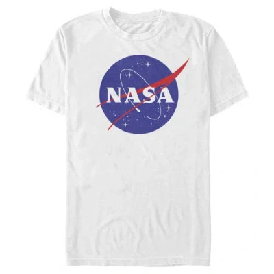 Nasa Circle Logo  Graphic T-shirt In White