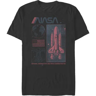 Nasa Future Frontier  Graphic T-shirt In Black
