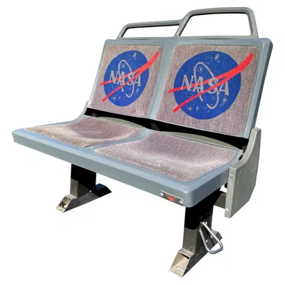 Pre-owned Nasa Kennedy Space Center  Shuttle Seats In Gray