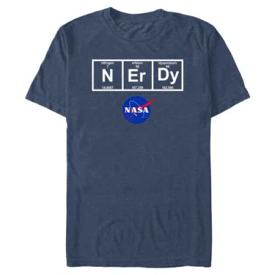 Nasa Nerdy Periodic Table Graphic T-shirt In Blue