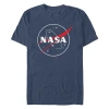 Nasa Outlined Logo Graphic T-shirt In Blue