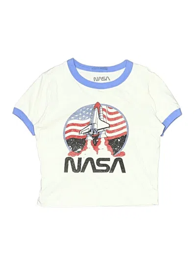 Pre-owned Nasa Kids' Short Sleeve T-shirt In Ivory