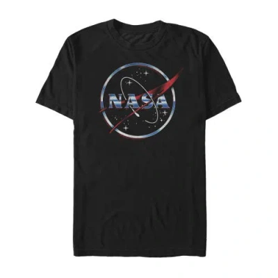 Nasa Space Logo  Graphic T-shirt In Black