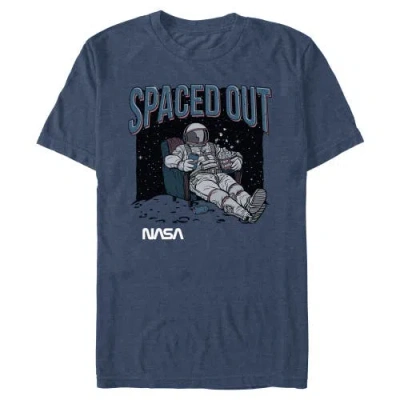 Nasa Spaced Out Astronaut Graphic T-shirt In Blue