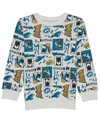 Nasa Toddler And Little Boys Batman Fleece Sweatshirt In Grey