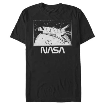 Nasa Vintage Shuttle Frame  Graphic T-shirt In Black