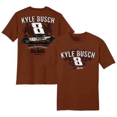 Nascar Richard Childress Racing Team Collection  Brown Kyle Busch Rebel Bourbon Car T-shirt